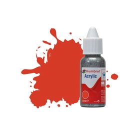 Humbrol DB0174 Acrylic Paint No.174 Signal Red - Satin