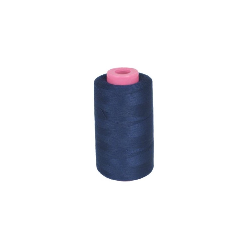 LA Linen 100% Polyester Cone Serger Thread, Navy A602