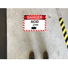 Graphical Warehouse - Danger: Acid Floor Sign-30"