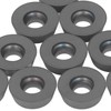 10PCS Black Coating Carbide Inserts Round CNC Turning Milling Inserts