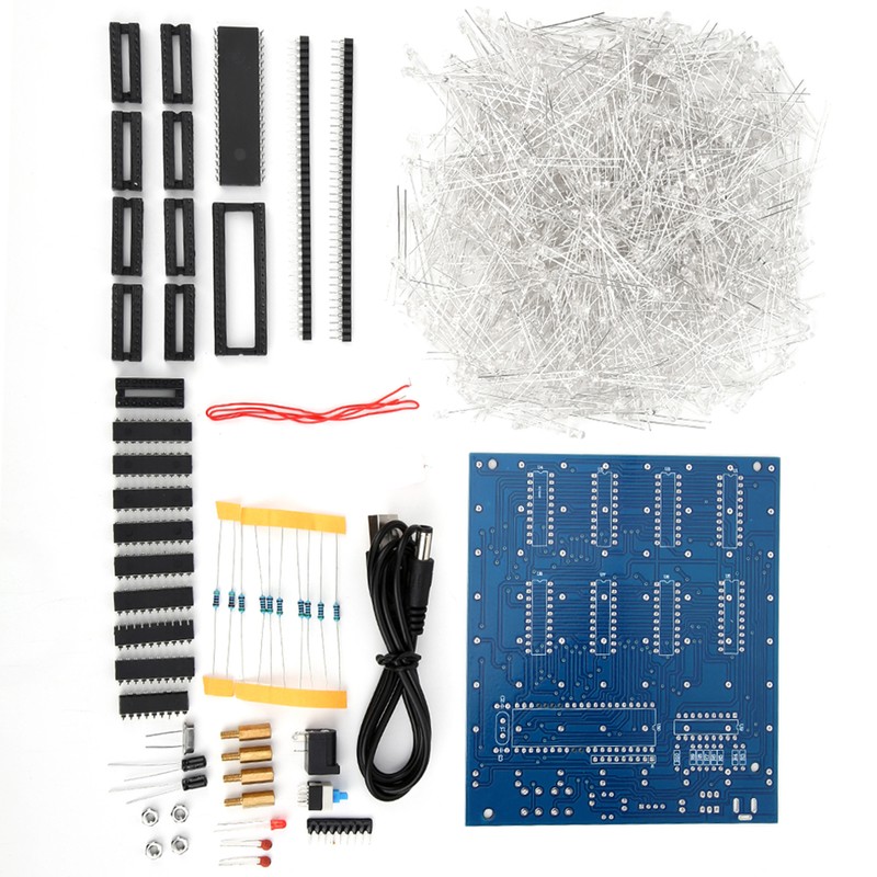 LED Light DIY Kit 3D Printed Circuit Board Stable Printed