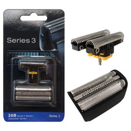 30B Shaver foil &Cutter Head Shearing Blade Replacement for Braun 3 Series 7504, 7505, 7510, 7511, 7514, 7515, 7516, 7763, 7783, 7785, 7765(Plastic Sealed Packaging)