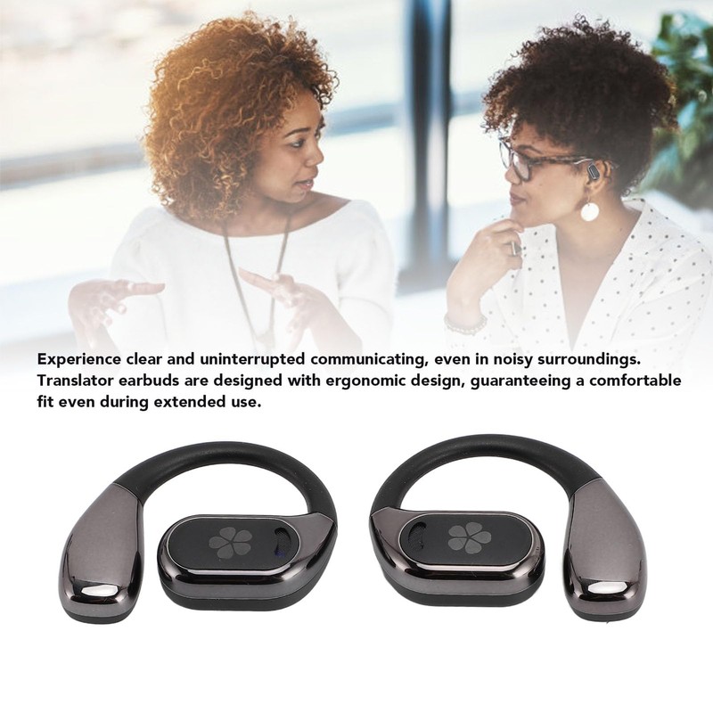 Language Translator Earbuds, 133 Languages AI Real Time Translation, Voice