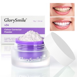 OFFCUP Zahnpulver, V34 12g Zahnaufhellung und Bleaching Pulver für weiße Zähne, Teeth Whitening Powder Zähne Aufhellen Zahnweiss Pulver Zähne Bleaching