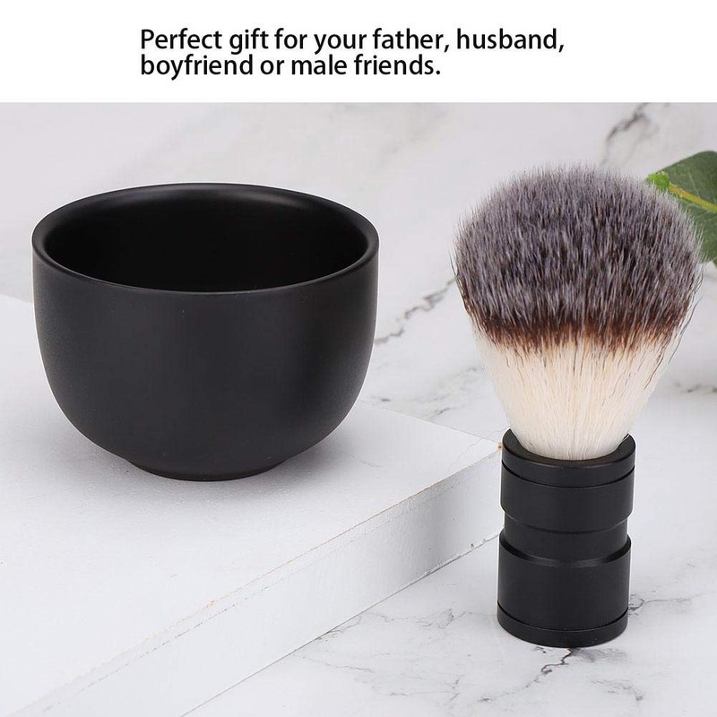 Set de tazón y brocha de afeitar, set afeitado hombre