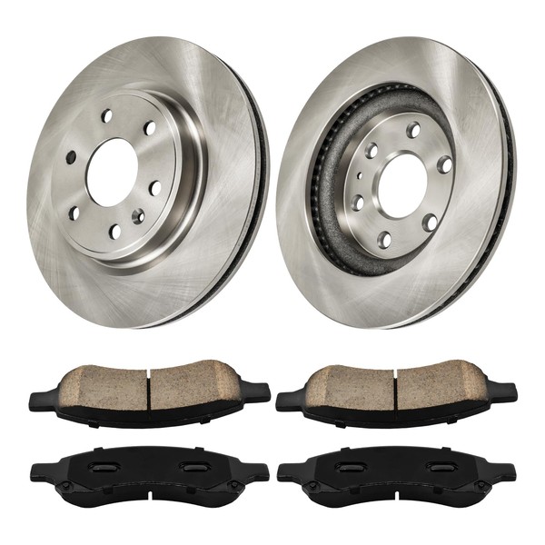 PHILTOP Front Brake Pads and Rotors kit Fit for Saturn