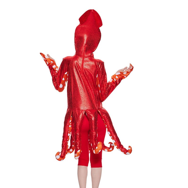 Perfeclan Squid Costume Adults Cosplay Costume Apparel Party Supplies Comfortable