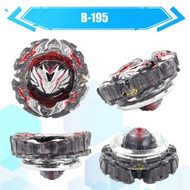 Wotean Bey Burst Turbo Blade Set, Bay 3D Arena Metal Fusion Battle Gyro, with Battling Top Launcher, Gift Sets for Children (195 + 185)