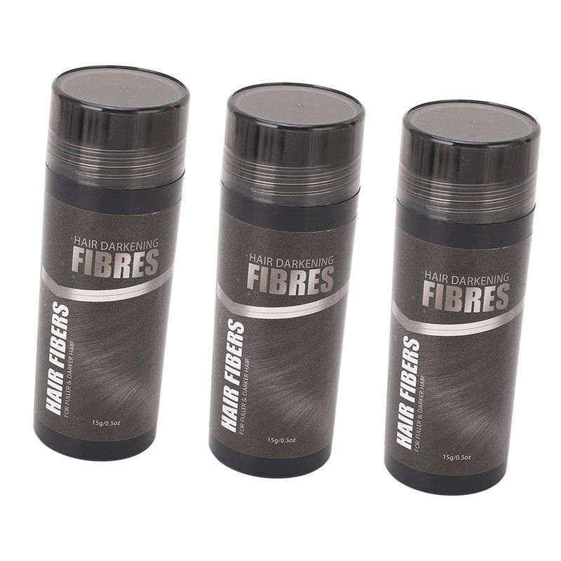 3pcs 15g Hair Volumizing Powder Fluffy Dense Hair Thickening Fibers