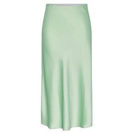 YAS Women's Yaspella Hw Midi Skirt S. Noos Skirt, Quiet Green