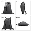 Cosyres Drawstring Gym Bag Backpack Small with Inner Pocket Sports