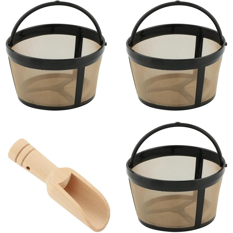 Filtro de café reutilizable de 5 tazas, cesta de filtro