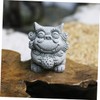 CAXUSD 2pcs Lion Statue Mini Lion Figurine Decorative Miniature Lion