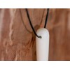 Fly Style Tooth pendant made of buffalo bone – chain