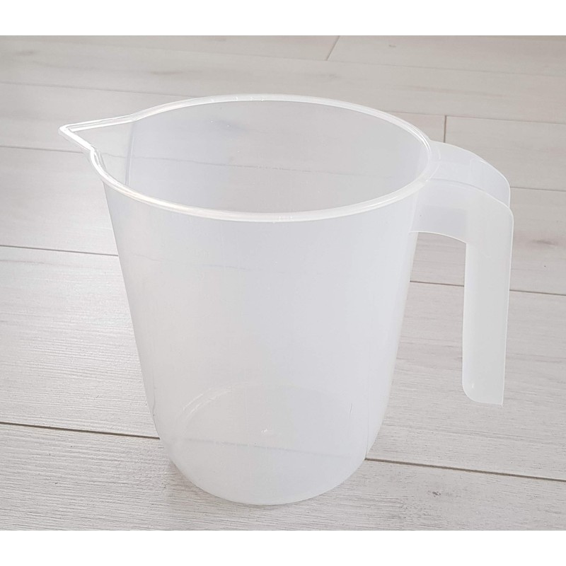 Measuring Jug 2 Litre. U-COOK Kitchen Home Tool. Transparent Clear