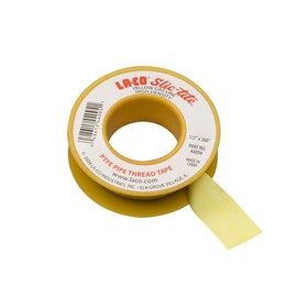 LA-CO 44094 Slic-Tite PTFE Gas Line Pipe Thread Tape, Premium Grade, [260" Length, 1/2" Wide], Yellow