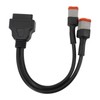 2 in 1 OBD Adapter Diagnostic Scanner 4Pin 6pin to