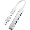 La Brodée Hub USB C, 4 Puertos Mini USB con