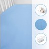 2X Jersey 100% Cotton Fitted Sheet for 90 x 50