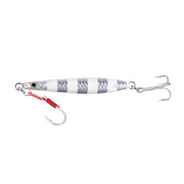 Shimano Salt Metal Colt Sniper Sardine Rocket Lure, 1.1 oz (30 g), JM-C30R, Kyourin Zebra 005, Shore Jigging, Shore Plucking, Blueback, Amberjack, Yellowtail, Embankment