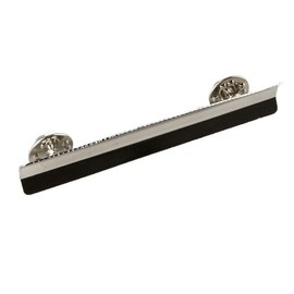 Unbekannt Pack of 2 Empty Band Clips – Silver – Military Order Pin Badge – Order Band Clip Holder, silver