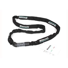 Bianchi JPP0202002BK000 Lock Black 39.4 inches (1000 mm) Dial Chain Lock B