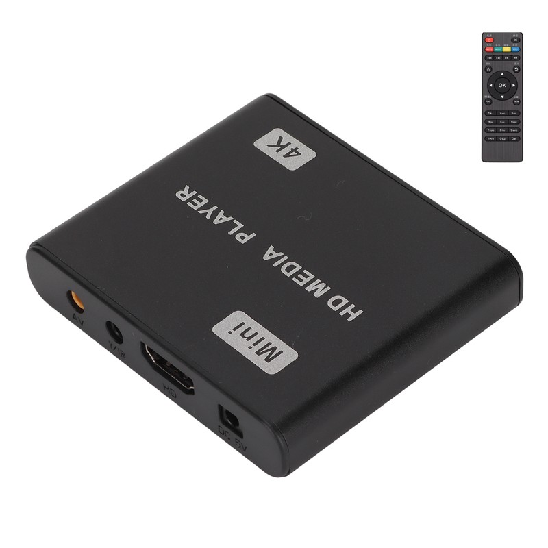 4K HD Media Player Mini Streaming Media Player with Remote