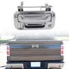 JDMON Chrome Tailgate Door Handle W/Rear Camera Hole Replacement for