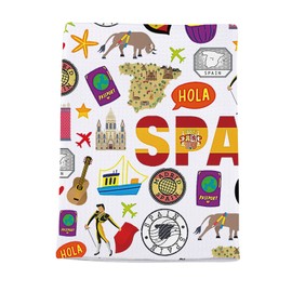 VAMSII Spanish Souvenir Gift Spanish Honeymoon Gift Span Travel Kitchen Towel Spain Vacation Gift Spain Lovers Spanish Gift (SpanTowel)