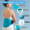 Rainbow Ice Packs for Lumbar Back Reusable Gel Ice Pack