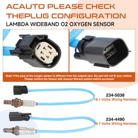4PCS 234-5038 234-4490 Oxygen O2 Sensor Upstream Downstream (3.0L 3.5L 3.7L) Fit for Ford Edge Escape Explorer for F-150 Flex Fusion Mustang Transit, Lincoln MKS MKT MKX MKZ, Mercury Mariner Milan