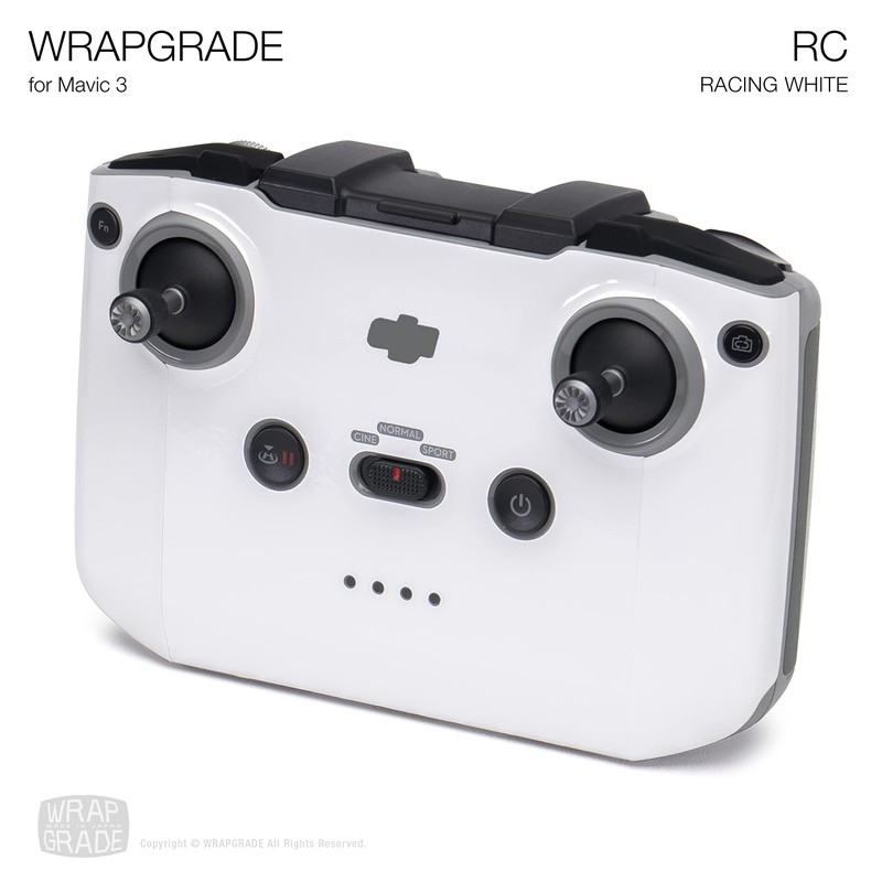 WRAPGRADE Skin Compatible with DJI RC-N1 (Racing White)