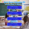 Calculator Soldering Kit, 6-Digit Math Practice Game with Addition, Subtraction,
