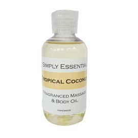Simply Essential Tropical Coconut Body Massage Oil 100ml