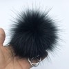 Pom Pom Keychain Artificial Fox Fur Soft Ball Keychains Fluffy