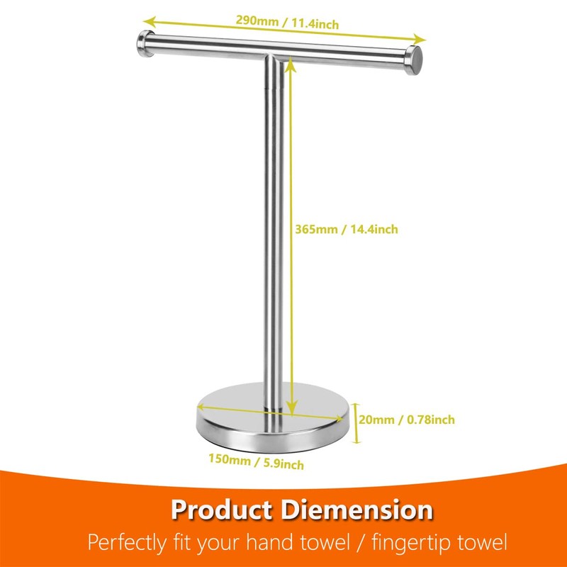 Kalitro Towel Rack Hand Towel Stand, Bathroom Hand Towel Holder