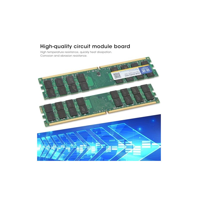 Qiilu Ddr2 16Gb Ddr2 8Gb Placa de Circuito Impreso de