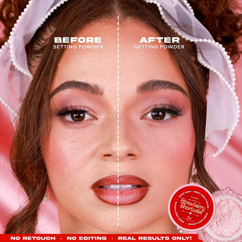 Glamlite Strawberry Shortcake Bake &amp; Set Powder