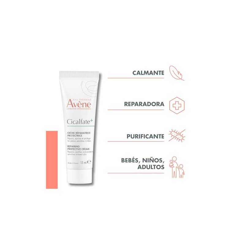 AVENE, Cicalfate Crema Protectora Reparadora, Para Calmar y Regenerar la