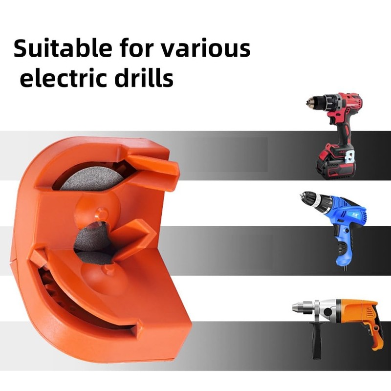 1PCS Drill Bit Sharpener for All Bits,Multipurpose Drill Bit Grinding