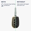 kwmobile Car Key Case Compatible with Renault 3-Button Dacia Sandero