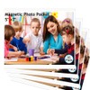 10 Pack 5"x7" Premium Magnetic Picture Pockets Frames Holds 5