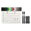 Acrylic Film Clapboard Professional Dry Erase Movie Props Clap Board