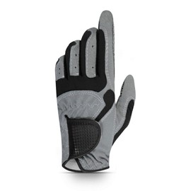 Premium Men's Golf Gloves - Durable Breathable Golf Gloves - Grip Soft Comfortable Anti-Slip Mens Golf Gloves Left Hand - Fit Great Golf Gifts (Grey, 26)
