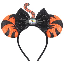 bianbaistar Lion Ears Headband Mouse Ears Headband for Women Sequins Hair Bands with Mouse Ears Accessories for Trip