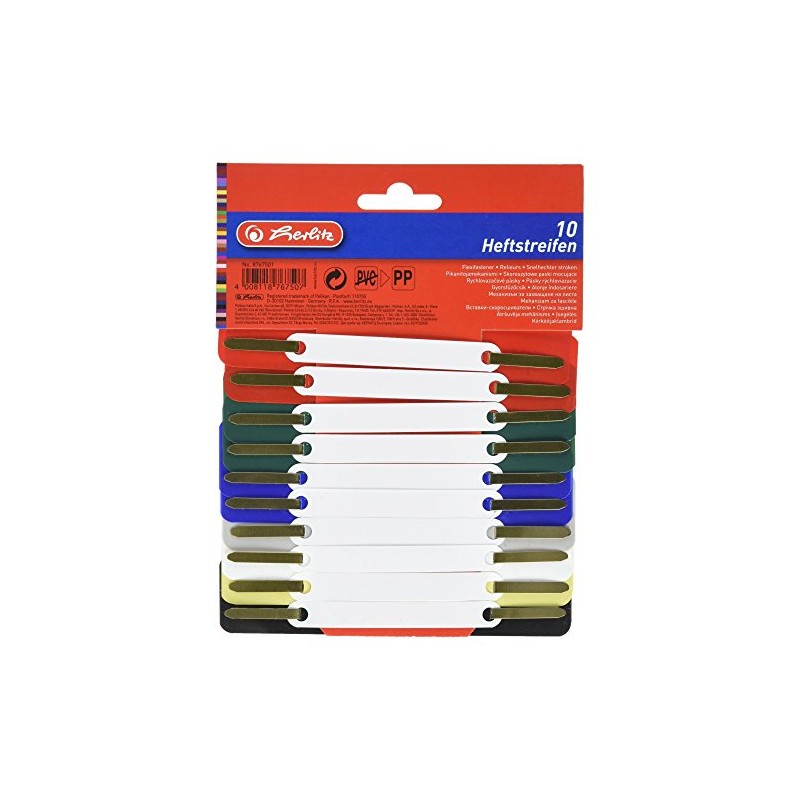 herlitz Filing Strips Pack of 10