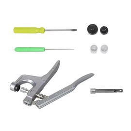 AIMALL KAM Snap Press Pliers Hand Tool FSTNR T3 T5 T8 with Ergonomic Handle, Awl, and Snap Fastener Kit for DIY Crafts