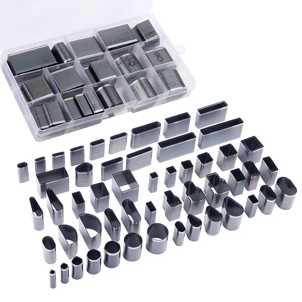 52 Shape Style Leather Hole Punch Tool for Belts, Multiple