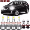 Unbranded For 2014-2020 Nissan Rogue 6X LED Headlight High/Low+Fog Lights