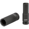 KS Tools 515.0945 1/2-Inch 12-Point Impact Socket, Long, 13 mm